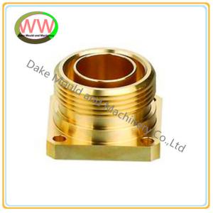 Wholesale aluminium 6061 T6 parts for cnc turning and milling with gold anodization from china suppliers