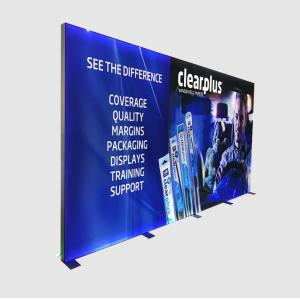 Buy cheap 10x10 10x20 Custom Modular Exhibition Stands Backlit Tradeshow Display Tension from wholesalers