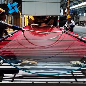 Wholesale Customized 15mm Ultra Clear Curved Toughened Glass With Holes from china suppliers