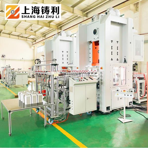 Mechannical Aluminium Foil Food Container Making Machine pnematic aluminum foil