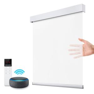 Hotel Polyester Indoor Blackout Electric Roller Blinds Fabric Horizontal For