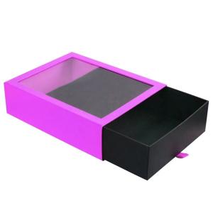 Thin Rectangle Slid Gift Packaging Boxes With Paperboard Liner