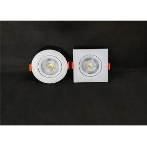 3W Adjustable Angle SMD Recessed Ceiling Spotlights , White LED Downlights