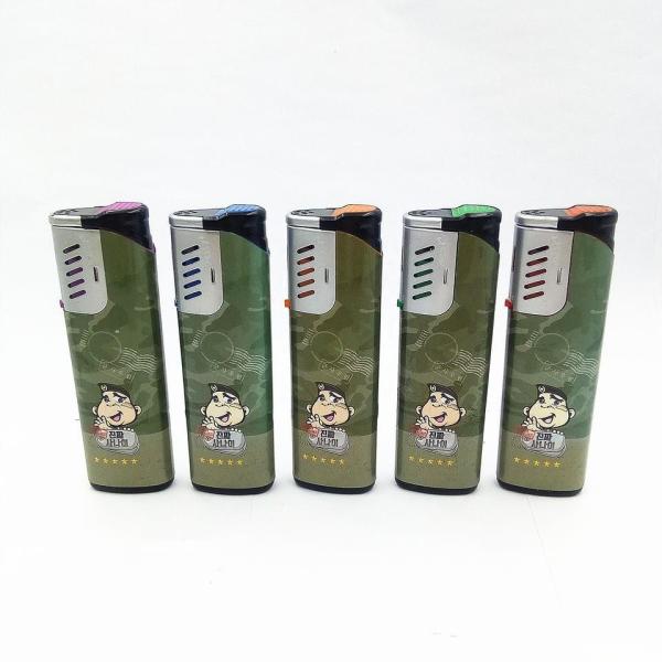 EUR Standard Windproof Electric Lighter with Custom Logo Design Model NO. DY