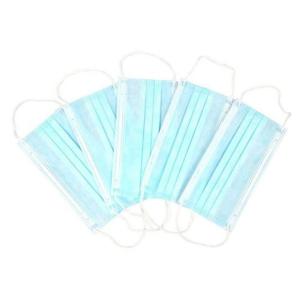 Foldable Disposable 3 Ply Face Mask Earloop Style For Flu Prevention