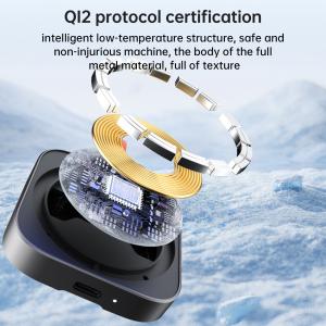 Portable 3 In 1 Magsafe Charger Customized With Hidden Phone Holder