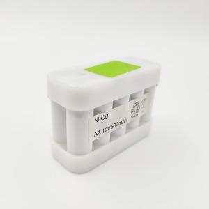 High Temperature Ni-Cd Battery Pack 12V 800mAh For Emergency Light Charge &