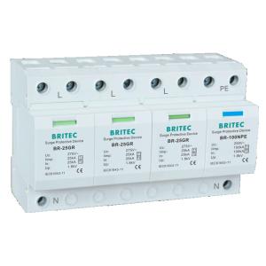 BR-25GR 1+1 Lightning 25kA Type 1 Surge Protection Device thunder protection spd