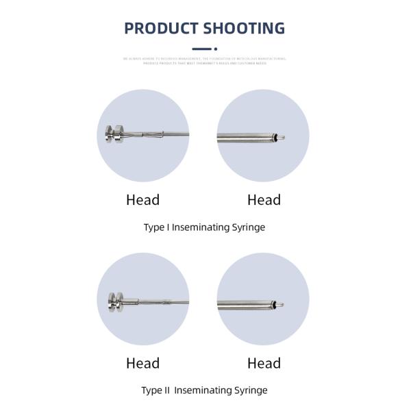 Silver Artificial Insemination Gun Durable Long-lasting Materials