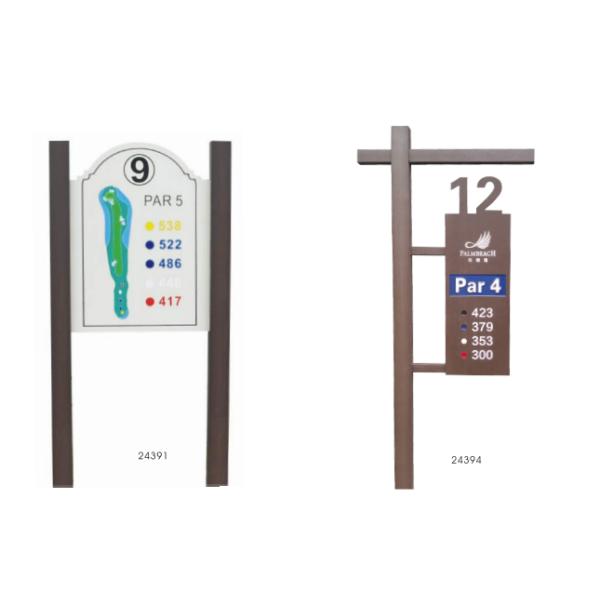 Laminated Plastic Tee Singnage