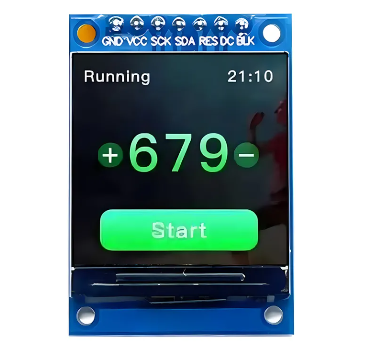 1.3 inch TFT LCD display module close-up detail
