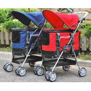 46x84x94cm Removable Liner Storable Foldable Pet Stroller