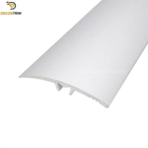 Anodized Matt Silver Floor Transition Strip Same Height 40.5mm Width