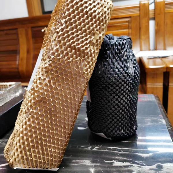 Quality Lightweight 50CM*100M Honeycomb Wrapping Paper ECO Recyclable Roll for sale