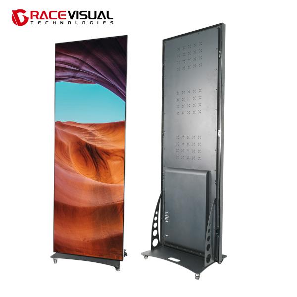 3840hz Refresh Rate Iposter Led Mirror Screen P2.5 Led Stand Poster Digital Led