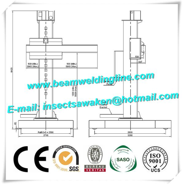 CE Slewing Drive Boom Welding Head Manipulator Machine