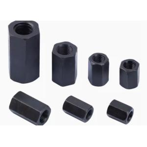 M20 M26 M28 ASTM B7 B7M Hex Head Long Nut A325 Steel Black Oxide Black Coating