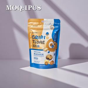 Custom OEM ODM Stand up Pouch Mylar Bags for 100g Fruit Powder with Clear Window