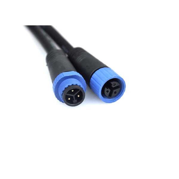 2Pin 3Pin Waterproof Outdoor Lighting Connectors IP68 Cable Connection Circular Connector