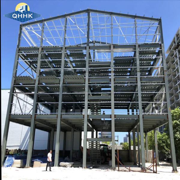 Tallest Eco Friendly Prefabricated High Rise Buildings Q355b Galvanized Surface