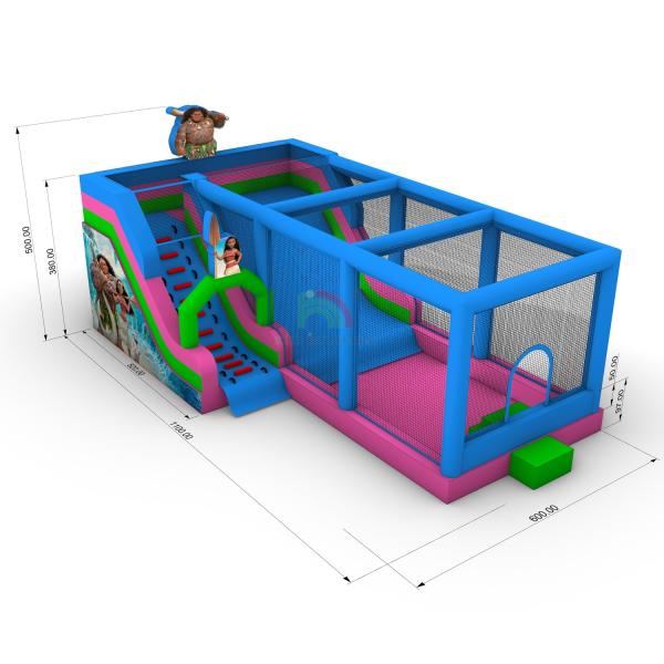 Outdoor Commercial Grade PVC Large Inflatable Water Slide Bounce House Combo Bouncy Castle