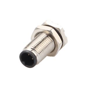 Circular Connector M5 code-A Waterproof Series Panel Flange PCB Male Socket Support 3-core and 4-core customization IP67