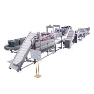 Full Automatic Potato Chips Making Machine Frozen French Fries Machinery