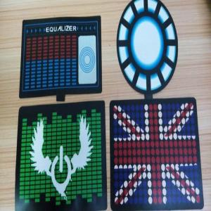 promotional price custom animation effect el t-shirt panel