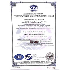 JND Packaging Certifications