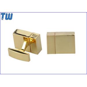 Wholesale Golden Color Cufflinks Disk 512MB USB Memory Stick Thumb Drive from china suppliers