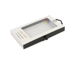 Recyclable Paper Mobile Cover Packaging Box Waterproof Customized With Hanger