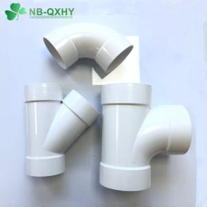 Water Drain UPVC Sewage Fittings Y-Tee Equal Tee Customization with Varnish