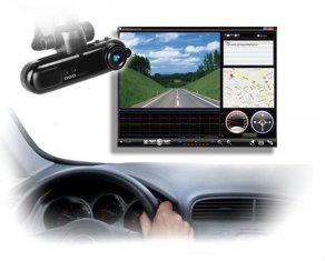 1920 * 1080P 30FPS Wide Vision Angle 120 Degree Car Video Recorder With GPS