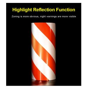 Detectable Red Green White Yellow Black Pvc Reflective Barricade Caution Warn