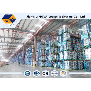 Industry Adjustable Pallet Warehouse Racking Powder Coated / Galvanization