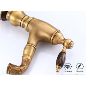 CE Retractable European Antique Pull Out Retro Bathroom Sink Faucets