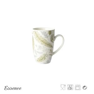 14OZ Bone China Mugs Decal Printing Bone China Tea Cups High Temperature