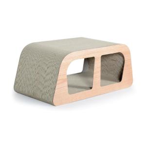 Wholesale Double Turnals Cat Scratch Lounge Premium Pressed Cardboard Withstand Scratching from china suppliers