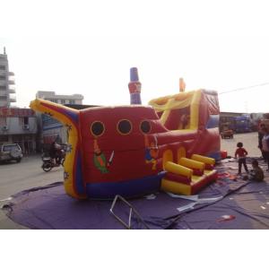 Custom Design Pirate Ship Commercial Inflatable Slide For kid