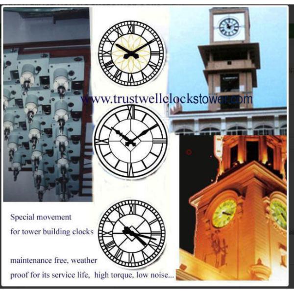 8m 9m 10m diameter tower clock movement mechanism of tower building clocks motor