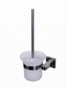 Wholesale Long Handle Plastic Toilet Brush Bathroom Hardware Collections With Glass Holder from china suppliers