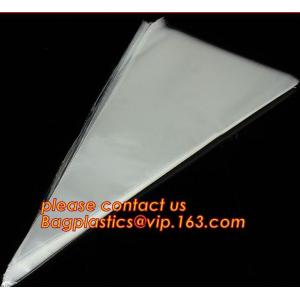 cone shape custom print clear plastic christmas candy bag,cone shaped clear