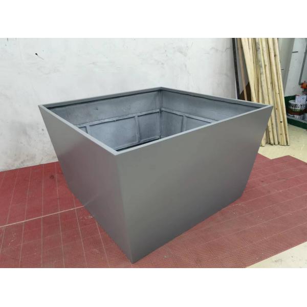 Customized Fiberglass Flower Pots Oem / Odm For Home Decor