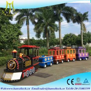 Wholesale Hansel cheap Tourist Amusement Trackless Kids Mini Train amusement trains for sale factory from china suppliers