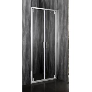 Elegant Shower Door With Chromed Profile For Contemporary Bathrooms