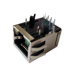 ARJM11A1-805-JJ-ER2-T 2.5G Base-T Single Port RJ45 Connector with Rectifier