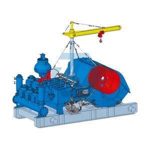 API 7K Oilfield Drilling Rig Hydraulic Triplex Mud Pump Unit Systems Mud For Oil