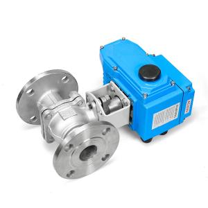 2 Way Electric Motorized Valve 2 Inch 4 Inch SS304 With Electric Actuator