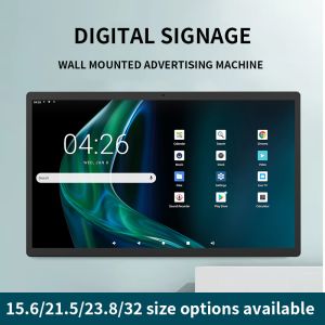 21.5inch NFC reader wall mounted android all in one tablet pc 4GB 32GB WIFI Rj45