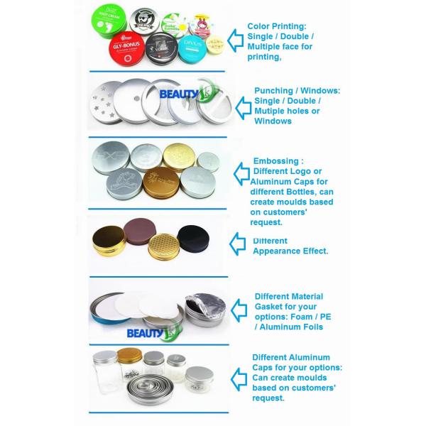 80g Cosmetic Packaging Face Body Care Cream Empty Aluminum Container Jars